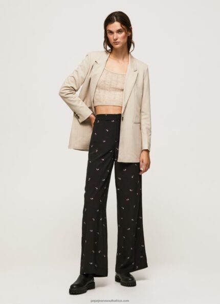Multi Paisley Print Pants Pepe Jeans L20F2F293 Women