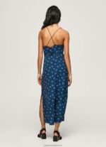 Multi Pala Floral Satin Dress Pepe Jeans L20F2F161 Women - Image 4