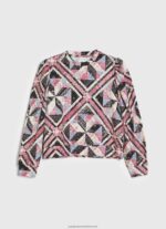 Multi Patchwork Cotton Jumper Pepe Jeans L20F2F277 Women - Image 5