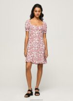 Multi Pavana Floral Print Dress Pepe Jeans L20F2F167 Women - Image 2