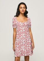 Multi Pavana Floral Print Dress Pepe Jeans L20F2F167 Women