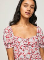 Multi Pavana Floral Print Dress Pepe Jeans L20F2F167 Women - Image 3
