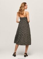 Multi Pey Floral Flowy Dress Pepe Jeans L20F2F223 Women - Image 4