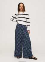 Multi Printed Wide Trousers Pepe Jeans L20F2F300 Women - Image 2