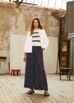 Multi Printed Wide Trousers Pepe Jeans L20F2F300 Women
