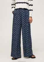 Multi Printed Wide Trousers Pepe Jeans L20F2F300 Women - Image 3