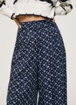 Multi Printed Wide Trousers Pepe Jeans L20F2F300 Women - Image 4