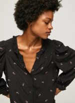 Multi Ruffled Paisley Blouse Pepe Jeans L20F2F329 Women