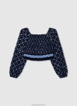 Multi Salma Cropped Fit Top Pepe Jeans L20F2F1429 Girl - Image 2