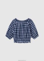 Multi Sheily Checkered Print Top Pepe Jeans L20F2F1419 Girl - Image 2