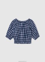 Multi Sheily Checkered Print Top Pepe Jeans L20F2F1419 Girl