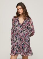 Multi Short Boxy Fit Dress Pepe Jeans L20F2F179 Women