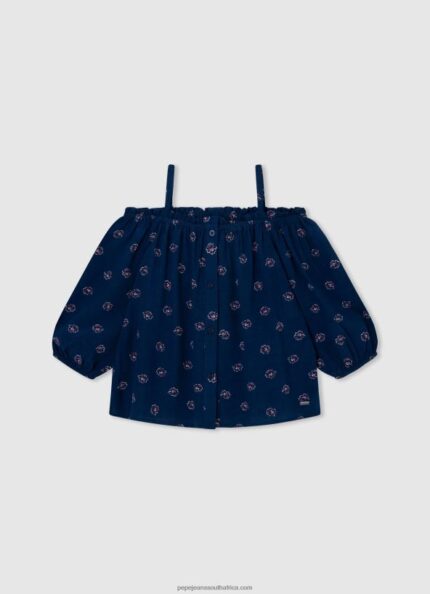 Multi Siara Floral Print Top Pepe Jeans L20F2F1422 Girl