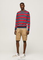 Multi Striped Print Cotton Jersey Pepe Jeans L20F2F861 Men - Image 2