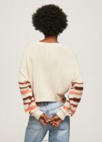 Multi Striped Print Cotton Sweater Pepe Jeans L20F2F236 Women - Image 4