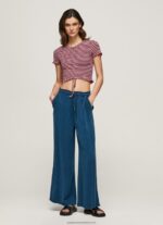 Multi Striped Print T-Shirt Pepe Jeans L20F2F442 Women - Image 2