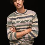 Multi Striped Round Collar Jersey Pepe Jeans L20F2F857 Men