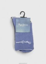 Navy Adelle 3-Pack Socks Pepe Jeans L20F2F563 Women - Image 2
