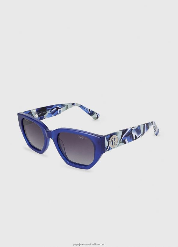 navy_anglular_sunglasses_pepe_jeans_l20f2f768_women.jpg Navy Anglular Sunglasses Pepe Jeans L20F2F768 Women - Image 1