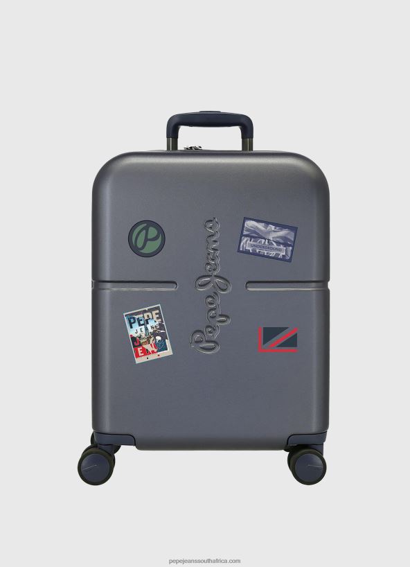 navy_chest_wheeled_suitcase_pepe_jeans_l20f2f1703_boy.jpg Navy Chest Wheeled Suitcase Pepe Jeans L20F2F1703 Boy - Image 1