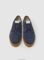 Navy Colin Shoe Leather Sneakers Pepe Jeans L20F2F638 Women - Image 2