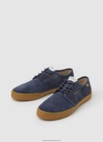 Navy Colin Shoe Leather Sneakers Pepe Jeans L20F2F638 Women - Image 3