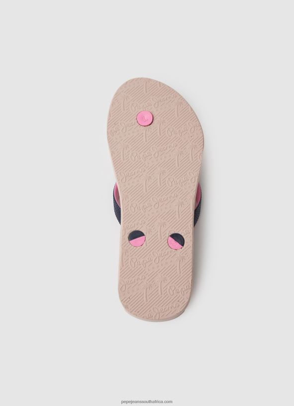 Navy Dorset Stars Beach Flip Flops Pepe Jeans L20F2F1351 Girl - Image 5