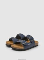 Navy Double Kansas Anatomical Sandals Pepe Jeans L20F2F1546 Boy - Image 3