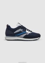 Navy Foster Man Combined Sneakers Pepe Jeans L20F2F1184 Men