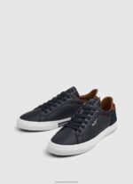 Navy Kenton Court Combined Sneakers Pepe Jeans L20F2F1243 Men - Image 2