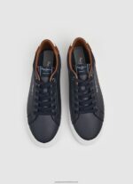 Navy Kenton Court Combined Sneakers Pepe Jeans L20F2F1243 Men - Image 3