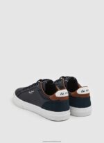 Navy Kenton Court Combined Sneakers Pepe Jeans L20F2F1243 Men - Image 4