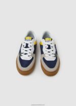 Navy Kenton Master Leather Sneakers Pepe Jeans L20F2F1527 Boy - Image 2