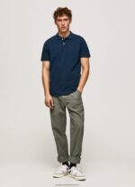 Navy Logo T-Shirt Pepe Jeans L20F2F1078 Men - Image 2