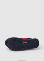 Navy London Brighton Basic Sneakers Pepe Jeans L20F2F1529 Boy - Image 5