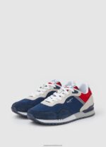 Navy London One Combined Sneakers Pepe Jeans L20F2F1225 Men - Image 3