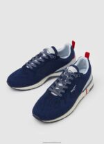 Navy London Pro Combined Sneakers Pepe Jeans L20F2F1230 Men - Image 3