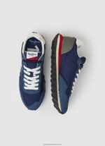Navy Natch Male Retro Sneakers Pepe Jeans L20F2F1235 Men - Image 2