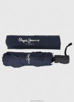 Navy Ned Folding Automatic Umbrella Pepe Jeans L20F2F790 Women - Image 3