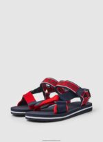 Navy Pool Tape Trek Sandals Pepe Jeans L20F2F1554 Boy - Image 3