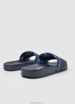 Navy Slider Logo Beach Flip Flops Pepe Jeans L20F2F1552 Boy - Image 4