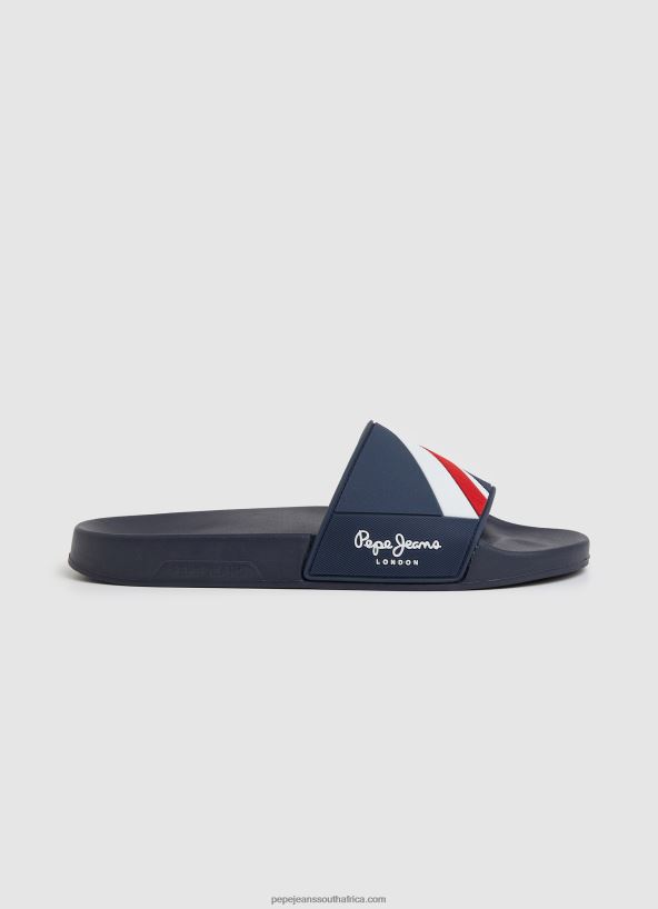 navy_slider_texture_beach_flip_flops_pepe_jeans_l20f2f1264_men.jpg Navy Slider Texture Beach Flip Flops Pepe Jeans L20F2F1264 Men - Image 1
