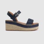 Navy Witney Brand Wedge Sandals Pepe Jeans L20F2F650 Women