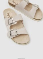 Nude Oban Etnic Leather Sandals Pepe Jeans L20F2F672 Women - Image 3