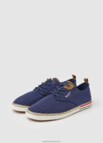 Ocean Blucher Canvas Sneakers Pepe Jeans L20F2F1212 Men - Image 3