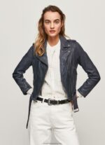 Ocean Lamb Leather Biker Jacket Pepe Jeans L20F2F113 Women
