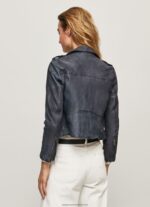 Ocean Lamb Leather Biker Jacket Pepe Jeans L20F2F113 Women - Image 4