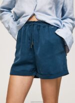 Ocean Paper Bag Fit Shorts Pepe Jeans L20F2F507 Women - Image 3