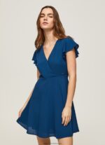 Ocean Patrizia Crossed Collar Dress Pepe Jeans L20F2F197 Women - Image 2