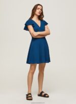 Ocean Patrizia Crossed Collar Dress Pepe Jeans L20F2F197 Women